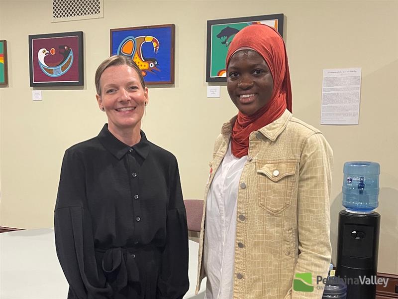 Aqeelah Daibu and the Minister of Education Manitoba