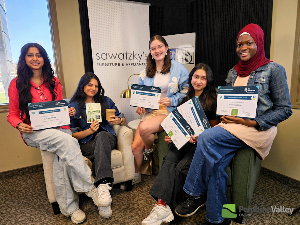Aqeelah Daibu with her Co-Founders of her Student Company